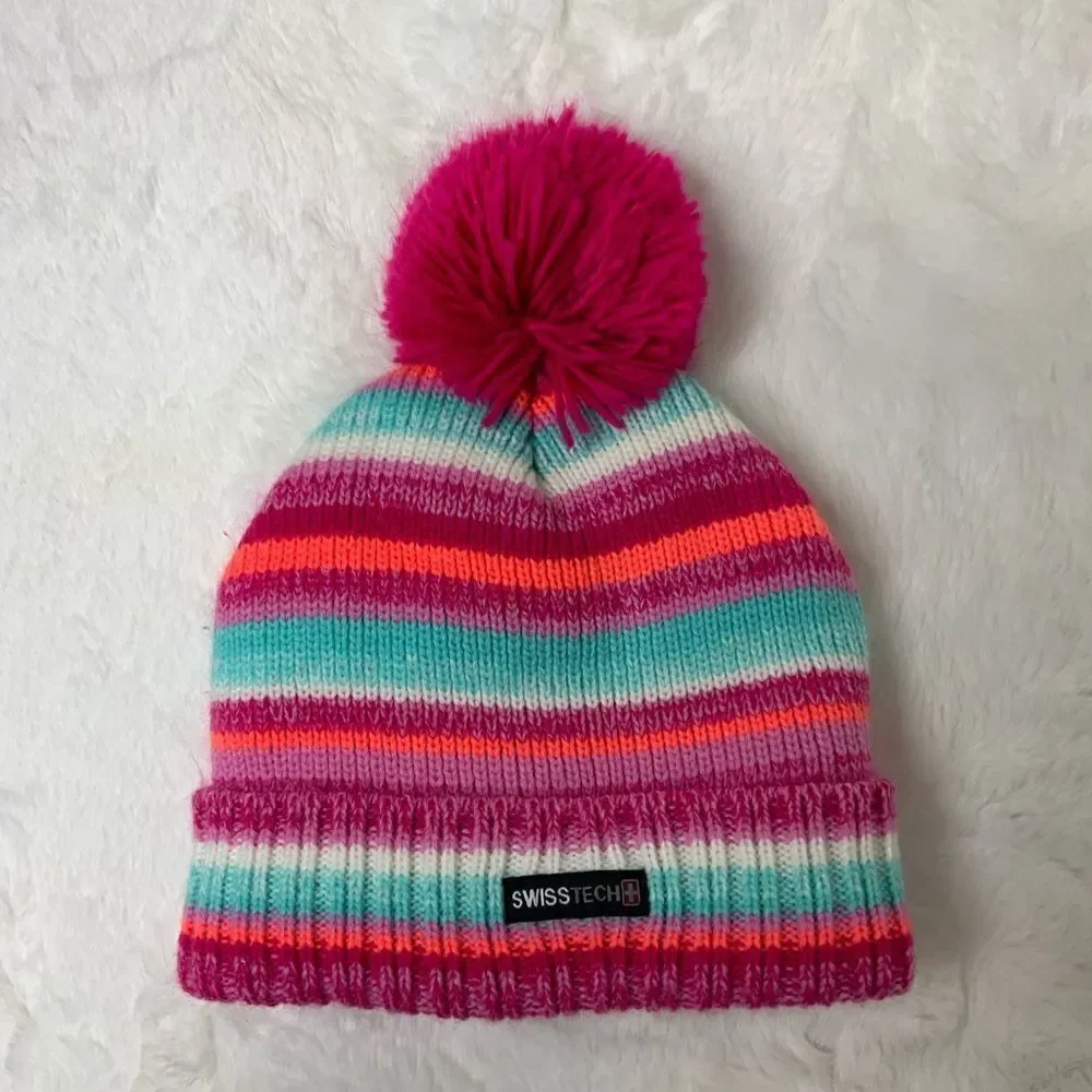 Girls SwissTech fleece lined hat